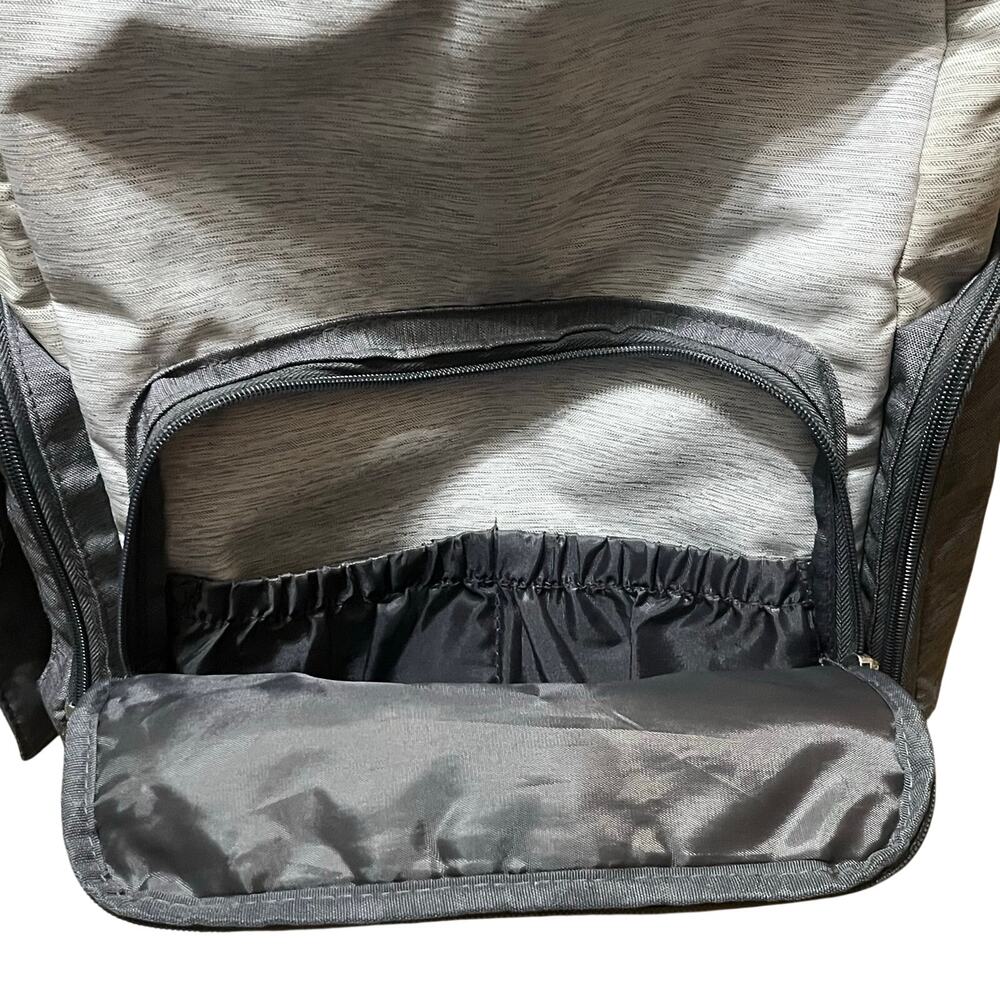 Eddie Bauer Cascade First Adventure Backpack Baby Diaper Bag - Gray 90347 EUC! - Picture 6 of 9